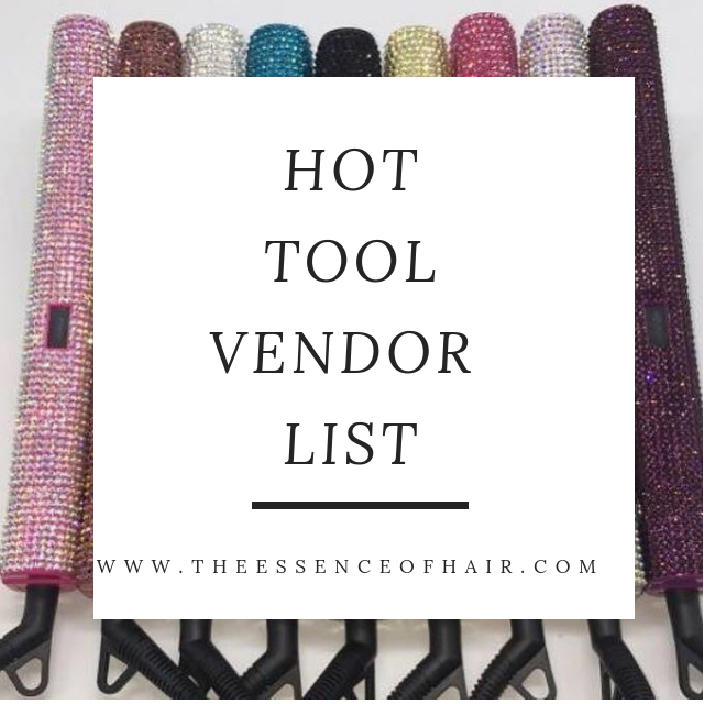 Hot Tool Vendor List - Blinged Flat Iron Sets ,Crystal Brushes, Mirror –  The Essence of Hair